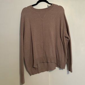 Tan boxy sweater